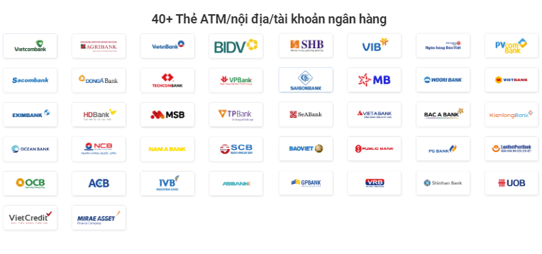 Danh sách ngân hàng và ví điện tử hỗ trợ VNPAY